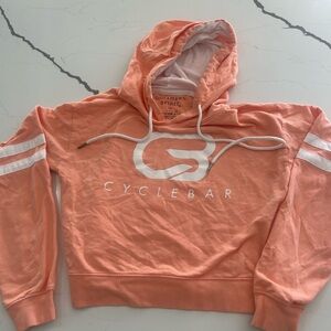 CycleBar Women's Coral Hoodie Sweater
